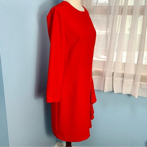 Banana Republic Red Ruffle Sheath Dress - Picture 6 of 8